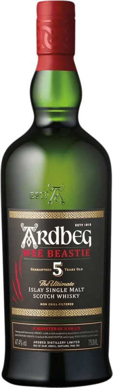 66,95 € Envoi gratuit | Whisky Single Malt Ardbeg Wee Beastie Ecosse Royaume-Uni 5 Ans 70 cl