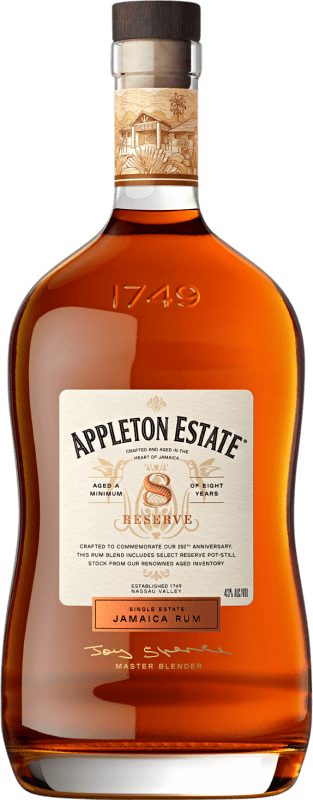 28,95 € Бесплатная доставка | Ром Appleton Estate Резерва Ямайка 8 Лет 70 cl