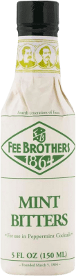 23,95 € Envío gratis | Schnapp Fee Brothers Bitter Mint Estados Unidos Botellín 15 cl