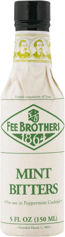 17,95 € 免费送货 | Schnapp Fee Brothers Bitter Mint 美国 小瓶 15 cl
