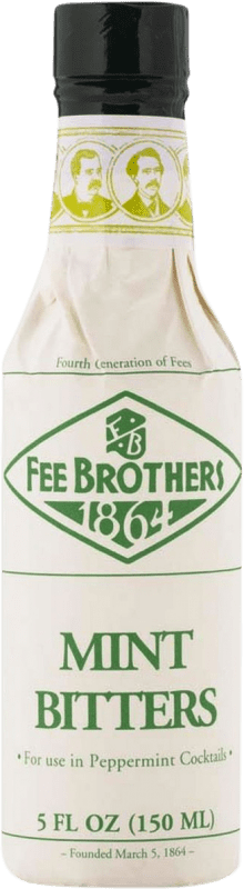 16,95 € Бесплатная доставка | Шнапс Fee Brothers Bitters Соединенные Штаты Мини-бутылка 15 cl Mint — Мята