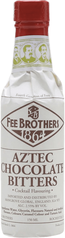 24,95 € Spedizione Gratuita | Schnapps Fee Brothers Bitters Aztec stati Uniti Bottiglietta 15 cl Chocolat — Cioccolato