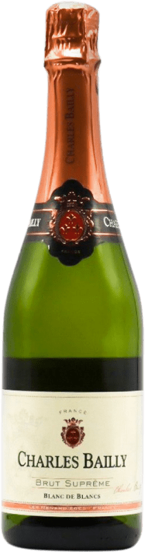 8,95 € Envoi gratuit | Vin Mousseux Blanc Charles Bailly Blanc de Blancs A.O.C. Nuits-Saint-Georges Bourgogne France Chardonnay Bouteille 75 cl