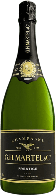 95,95 € 送料無料 | 白のスパークリングワイン G.H. Martel Brut — ブリュット Prestige — プレステージ A.O.C. Champagne シャンパン フランス Pinot Noir — ピノ・ノワール, Chardonnay — シャルドネ, Pinot Meunier — ピノ・ムニエ マグナムボトル 1,5 L