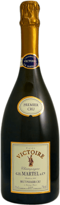 69,95 € Бесплатная доставка | Белое игристое G.H. Martel Victoire 1er Cru Cuvée брют A.O.C. Champagne шампанское Франция Pinot Black, Chardonnay бутылка 75 cl