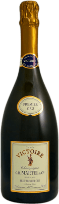 72,95 € Envio grátis | Espumante branco G.H. Martel Victoire Premier Cru Cuvée Brut A.O.C. Champagne Champagne França Pinot Preto, Chardonnay Garrafa 75 cl