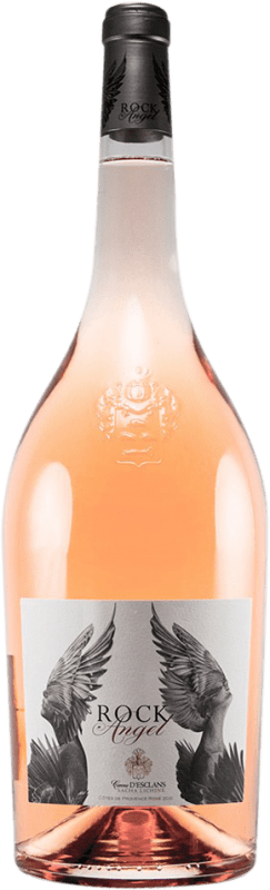 234,95 € Envio grátis | Vinho rosé Château d'Esclans Rock Angel Rosado A.O.C. Côtes de Provence França Grenache Tintorera Garrafa Jéroboam-Duplo Magnum 3 L