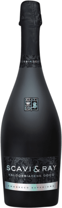 16,95 € Бесплатная доставка | Белое игристое Scavi & Ray Superiore D.O.C.G. Prosecco di Valdobbiadene Superiore di Cartizze Венето Италия бутылка 75 cl