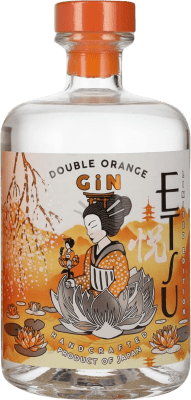 55,95 € Envio grátis | Gin Asahikawa Etsu Double Orange Japão Garrafa 70 cl