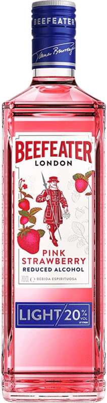 19,95 € Kostenloser Versand | Gin Beefeater Light 20º Pink Großbritannien Flasche 70 cl