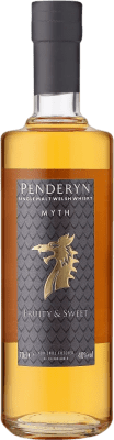 52,95 € Kostenloser Versand | Whiskey Single Malt Penderyn Myth Wales Großbritannien Flasche 70 cl