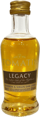 8,95 € Spedizione Gratuita | Whisky Single Malt Tomatin Legacy Scozia Regno Unito Bottiglia Miniatura 5 cl