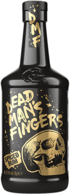 27,95 € Envio grátis | Rum Dead Man's Fingers Spiced Rum Reino Unido Garrafa 70 cl