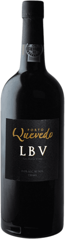 16,95 € Бесплатная доставка | Крепленое вино Quevedo LBV I.G. Porto порто Португалия Touriga Franca, Touriga Nacional, Tinta Roriz, Tinta Barroca бутылка 75 cl