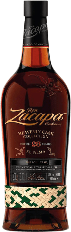 117,95 € Envío gratis | Ron Zacapa El Alma Heavenly Cask Collection Guatemala 23 Años Botella 70 cl