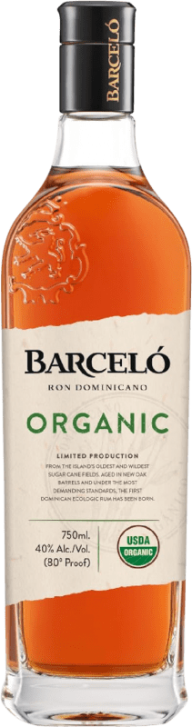 27,95 € Free Shipping | Rum Barceló Organic Dominican Republic Bottle 70 cl