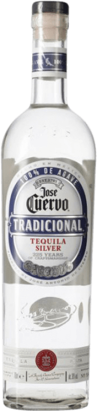 29,95 € Free Shipping | Tequila José Cuervo Tradicional Silver Mexico Bottle 70 cl