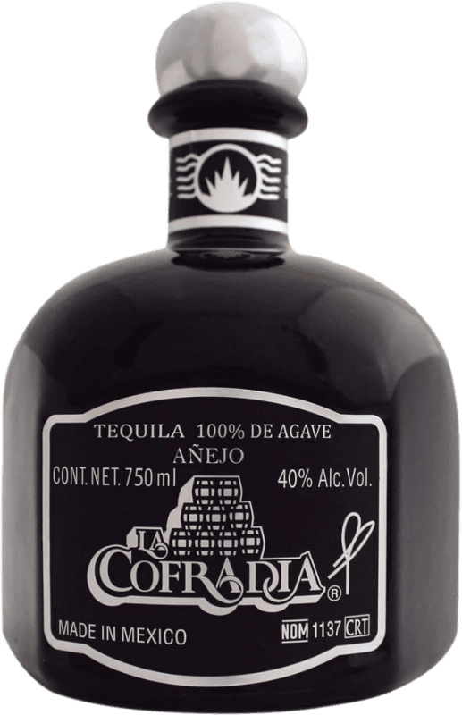 119,95 € 免费送货 | 龙舌兰 La Cofradía Single Barrel Especial Cerámica 预订 墨西哥 瓶子 70 cl