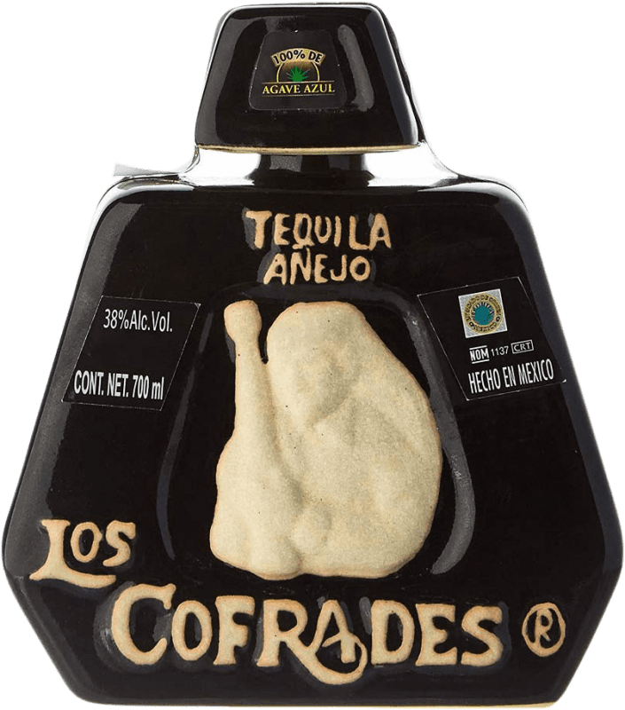 109,95 € Envío gratis | Tequila La Cofradía Los Cofrades Añejo México Botella 70 cl
