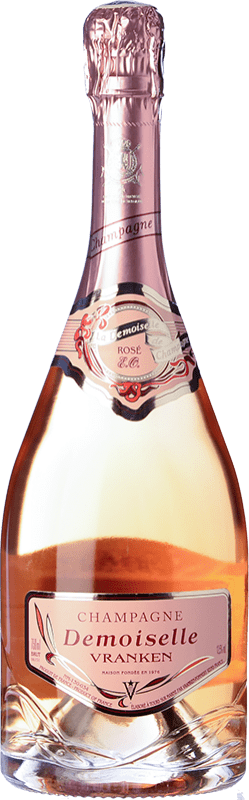 44,95 € Envoi gratuit | Vin Mousseux Rosé Vranken Demoiselle E.O Rosé A.O.C. Champagne Champagne France Pinot Noir, Chardonnay Bouteille 75 cl