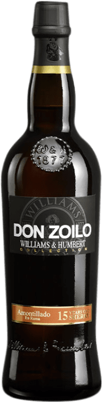 15,95 € Free Shipping | Fortified wine Williams & Humbert Don Zoilo Amontillado en Rama D.O. Jerez-Xérès-Sherry Sanlucar de Barrameda Spain Palomino Fino 15 Years Bottle 75 cl