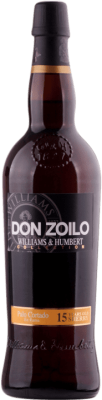34,95 € Envio grátis | Vinho Generoso Fortificado Williams & Humbert Don Zoilo Palo Cortado, Fino en Rama — Não Filtrado D.O. Jerez-Xérès-Sherry Andaluzia Espanha Palomino Fino 15 Anos Garrafa 75 cl