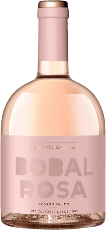 23,95 € Envio grátis | Vinho Rosé Vicente Gandía Rosa D.O. Utiel-Requena Comunidade Valenciana Espanha Bobal Garrafa 75 cl