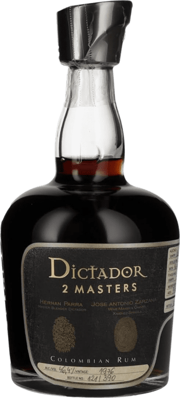 1 234,95 € 免费送货 | 朗姆酒 Dictador 2 Masters Ximénez Spínola 哥伦比亚 瓶子 70 cl