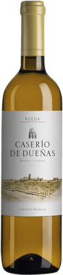 12,95 € 免费送货 | 白酒 Caserío de Dueñas Viñedos Propios D.O. Rueda 卡斯蒂利亚莱昂 西班牙 Chardonnay, Verdejo, Sauvignon White 瓶子 75 cl