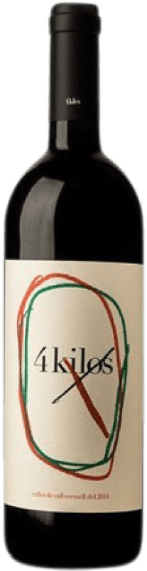 44,95 € Бесплатная доставка | Красное вино 4 Kilos I.G.P. Vi de la Terra de Mallorca Майорка Испания Callet — Каллет 75 cl