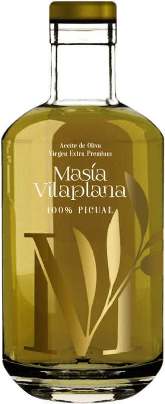 19,95 € Бесплатная доставка | Оливковое масло Masía Vilaplana Испания бутылка Medium 50 cl