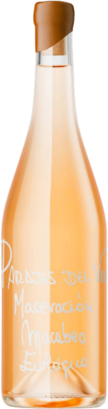 12,95 € Free Shipping | Rosé wine Parajes del Valle Maceración D.O. Manchuela Castilla la Mancha Spain Macabeo Bottle 75 cl