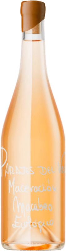 17,95 € Envío gratis | Vino rosado Parajes del Valle Maceración D.O. Manchuela Castilla la Mancha España Macabeo Botella 75 cl