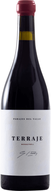 21,95 € 免费送货 | 红酒 Parajes del Valle Terraje D.O. Jumilla 穆尔西亚地区 西班牙 Monastrell 瓶子 75 cl