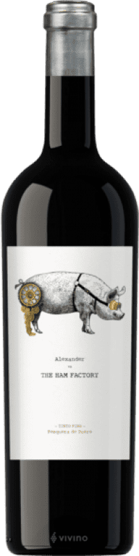 375,95 € Kostenloser Versand | Rotwein Casa Rojo Alexander The Ham Factory D.O. Ribera del Duero Kastilien und León Spanien Tempranillo, Merlot, Cabernet Sauvignon, Malbec Spezialflasche 5 L