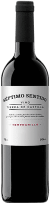 5,95 € Kostenloser Versand | Rotwein Vintae Séptimo Sentido I.G.P. Vino de la Tierra de Castilla Kastilien-La Mancha Spanien Tempranillo Flasche 75 cl