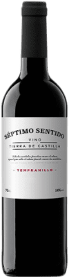 6,95 € Envío gratis | Vino Tinto Vintae Séptimo Sentido I.G.P. Vino de la Tierra de Castilla Castilla la Mancha España Tempranillo Botella 75 cl