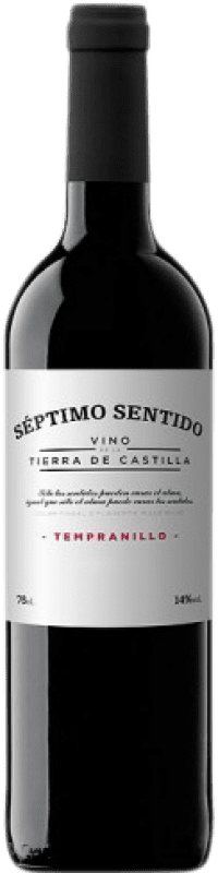 6,95 € Бесплатная доставка | Красное вино Vintae Séptimo Sentido I.G.P. Vino de la Tierra de Castilla Кастилья-Ла-Манча Испания Tempranillo — Темпранильо Бутылка 75 cl