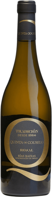 23,95 € Free Shipping | White Wine Quinta de Couselo Traditional D.O. Rías Baixas Galicia Spain Loureiro, Albariño — Albarinho Bottle 75 cl