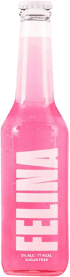 39,95 € 送料無料 | 24個入りボックス 飲み物とミキサー Beremot Felina Drink Pink スペイン 3分の1リットルのボトル 33 cl