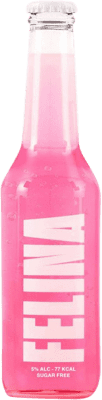 41,95 € Free Shipping | 24 units box Soft Drinks Beremot Felina Pink Spain Third-Liter Bottle 33 cl
