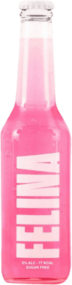 39,95 € Free Shipping | 24 units box Soft Drinks & Mixers Beremot Felina Drink Pink Spain One-Third Bottle 33 cl