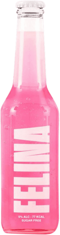 41,95 € Envoi gratuit | Boîte de 24 unités Boissons Fraîches Beremot Felina Pink — Rosé Espagne Bouteille Tiers 33 cl