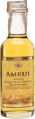6,95 € Kostenloser Versand | Single Malt Whisky Amrut Indian Indien Miniaturflasche 5 cl