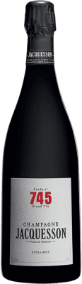 133,95 € 送料無料 | 白スパークリングワイン Jacquesson 745 エキストラブラット A.O.C. Champagne シャンパン フランス Pinot Black, Chardonnay, Pinot Meunier ボトル 75 cl