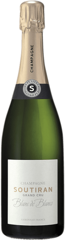 63,95 € Envoi gratuit | Vin Mousseux Blanc Soutiran Grand Cru, Blanc de Blancs A.O.C. Champagne Champagne France Chardonnay Bouteille 75 cl