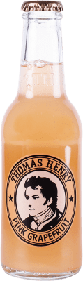52,95 € Envio grátis | Caixa de 24 unidades Refrescos e Mixers Thomas Henry Pink Grapefruit Reino Unido Garrafa Pequena 20 cl