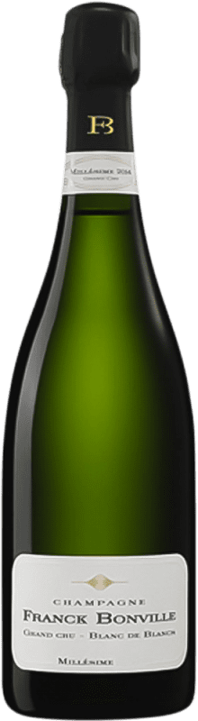 61,95 € Бесплатная доставка | Белое игристое Franck Bonville Blanc de Blancs Экстра-Брут A.O.C. Champagne шампанское Франция Chardonnay бутылка 75 cl
