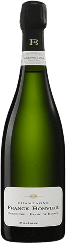 78,95 € 免费送货 | 白起泡酒 Franck Bonville Extra Brut — 特干型起泡酒 Blanc de Blancs A.O.C. Champagne 香槟酒 法国 Chardonnay — 莎当妮 瓶子 75 cl