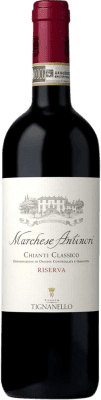 46,95 € Spedizione Gratuita | Vino rosso Marchesi Antinori Riserva D.O.C.G. Chianti Classico Toscana Italia Cabernet Sauvignon, Sangiovese Bottiglia 75 cl